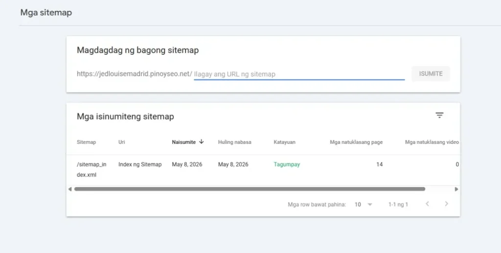 Google Search Console Performance - SEO Specialist Philippines Portfolio