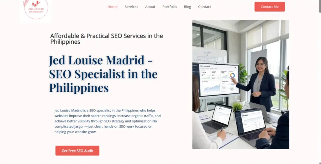 Jed Louise Madrid Professional Portfolio